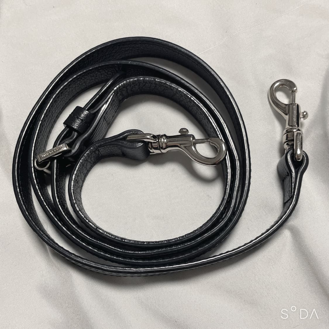 멀버리 블랙 레더 토트겸 크로스백 상품이미지6