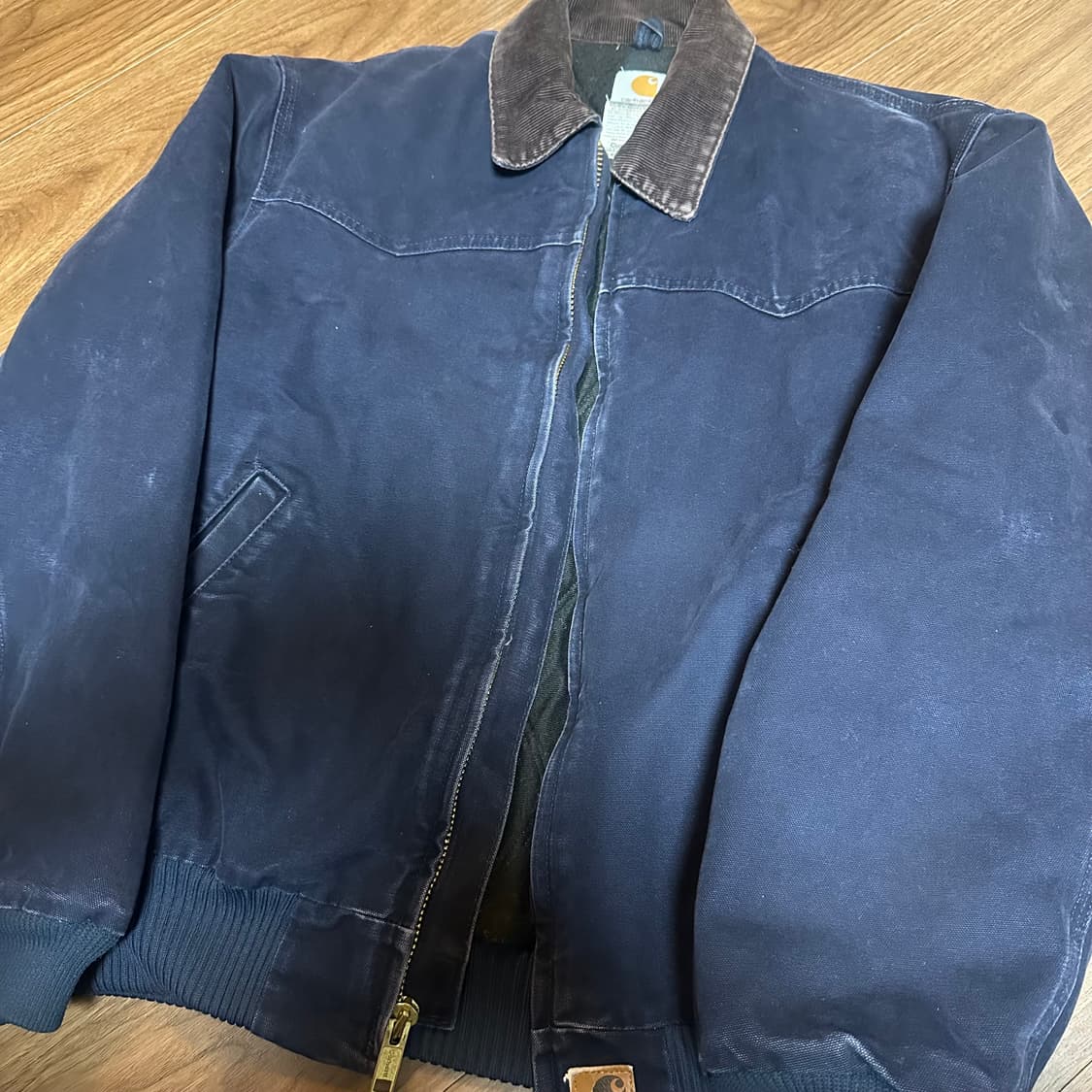 빈티지 칼하트 산타페 자켓 J14 MDT 네이비 상품이미지2