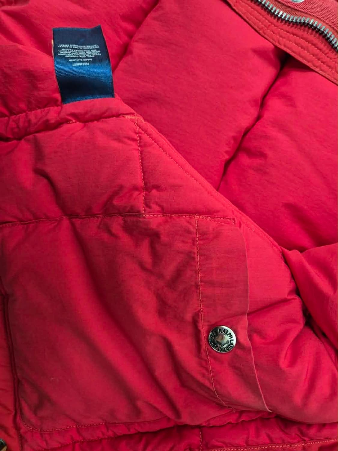 [M] 폴로 랄프로렌 레드 덕다운 패딩 베스트 상품이미지7