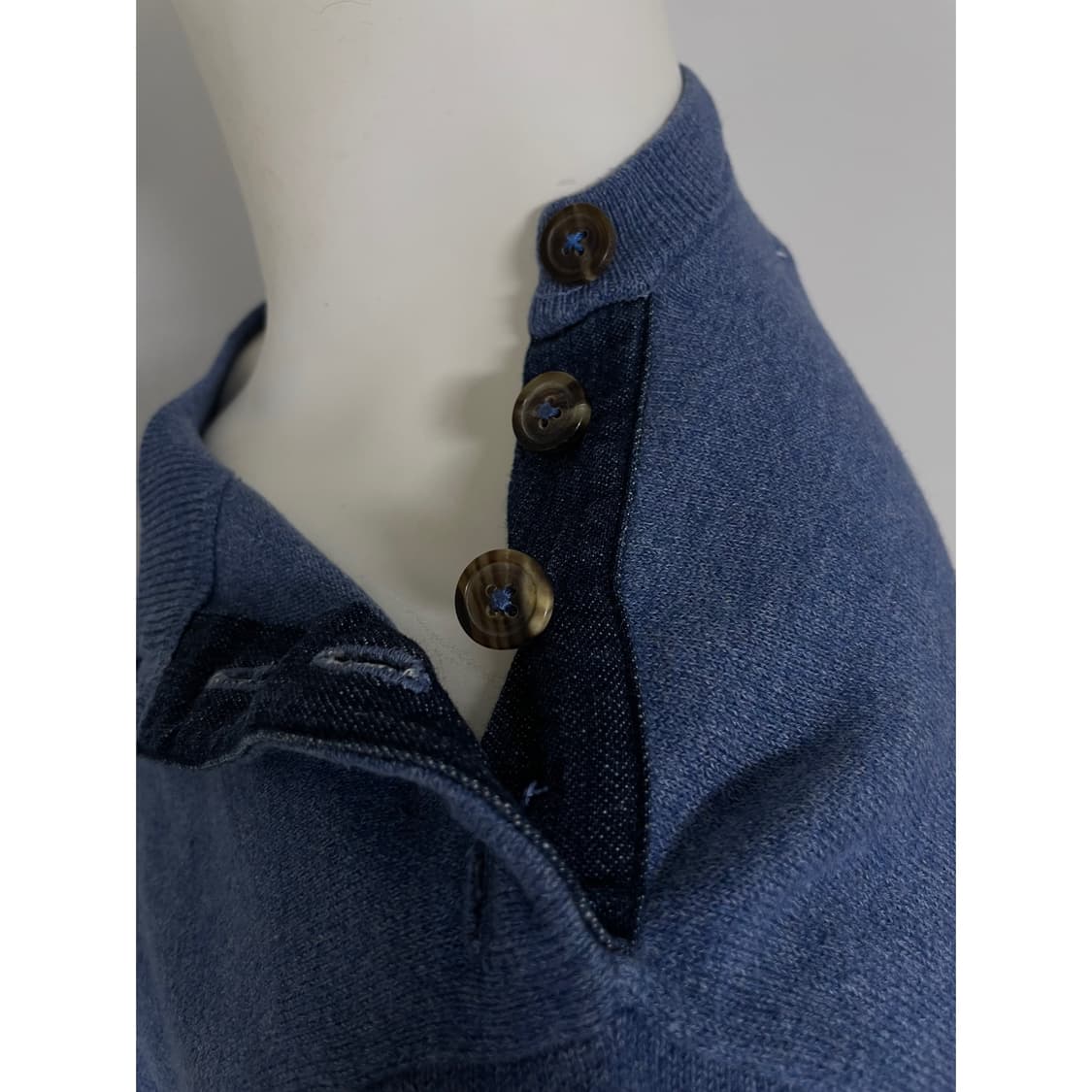 elbow patch button knit 상품이미지4