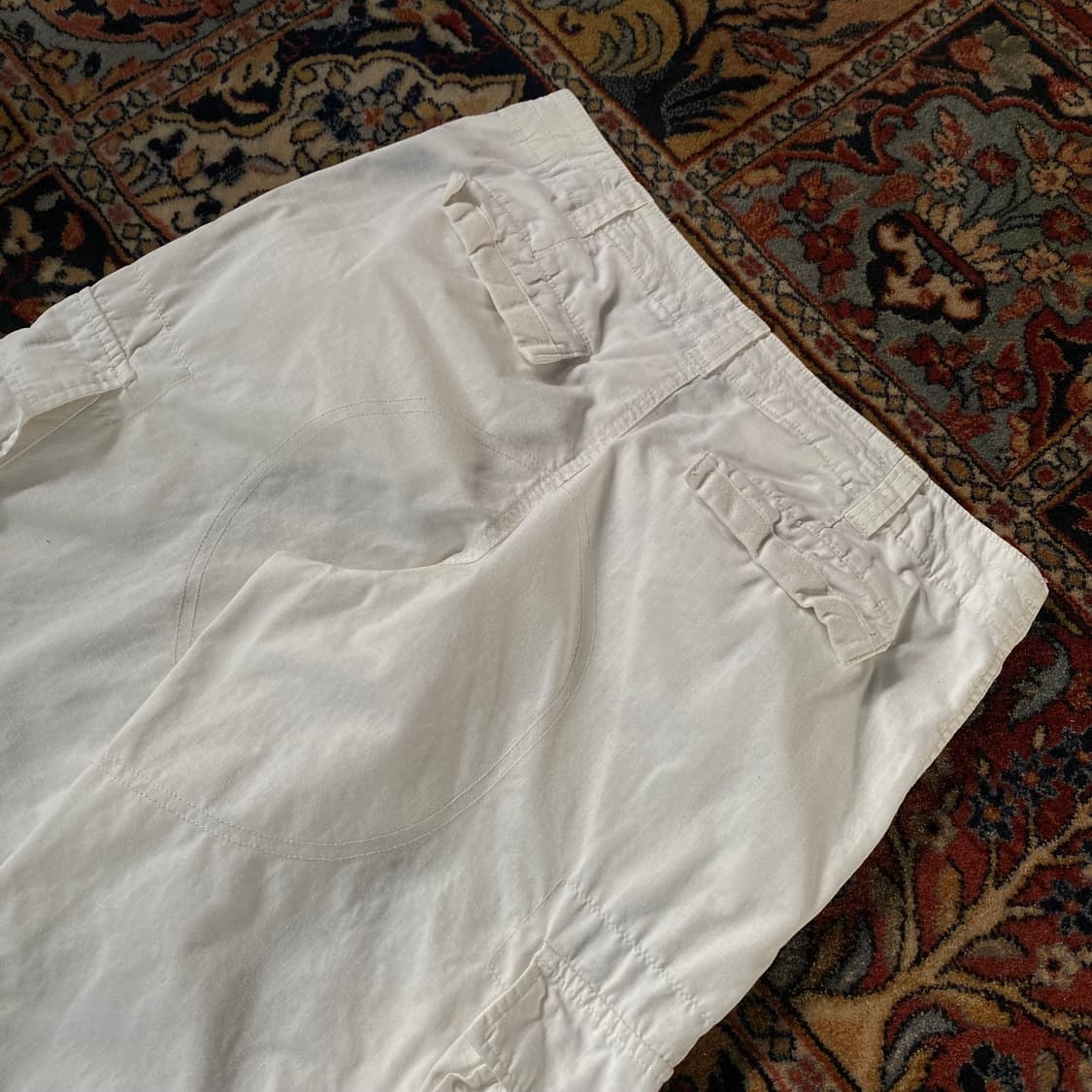 🌊Polo rip-stop white cargo pants 상품이미지5