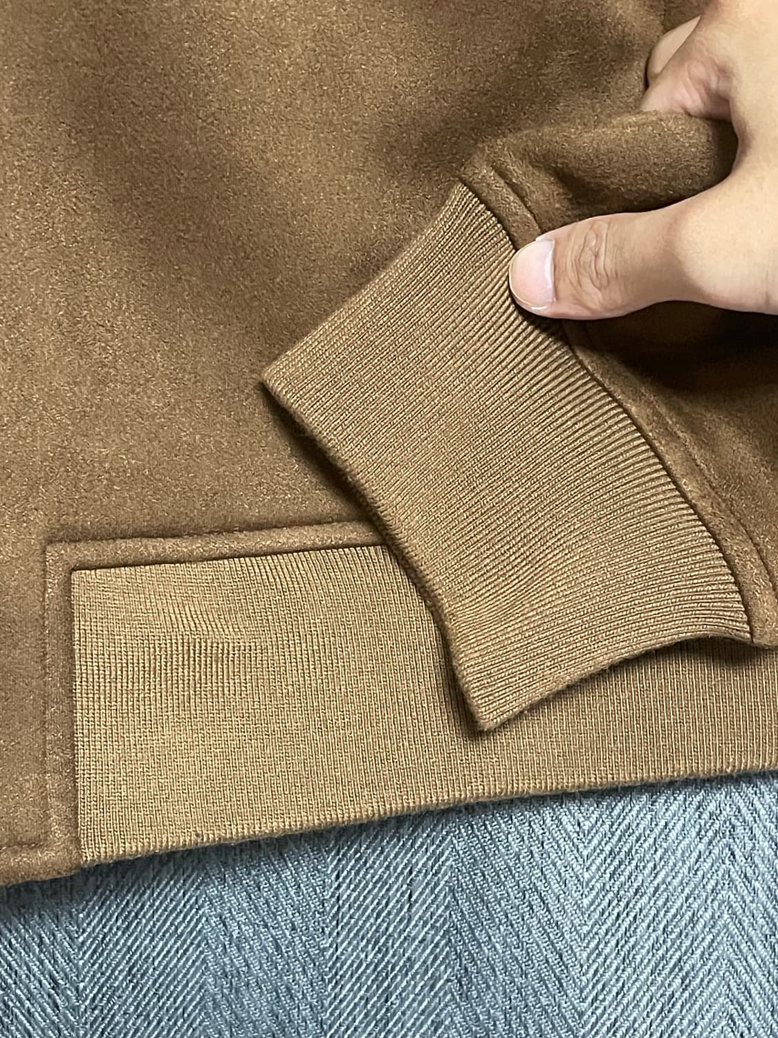 ZARA 스웨이드 비건 레더 자켓 상품이미지2
