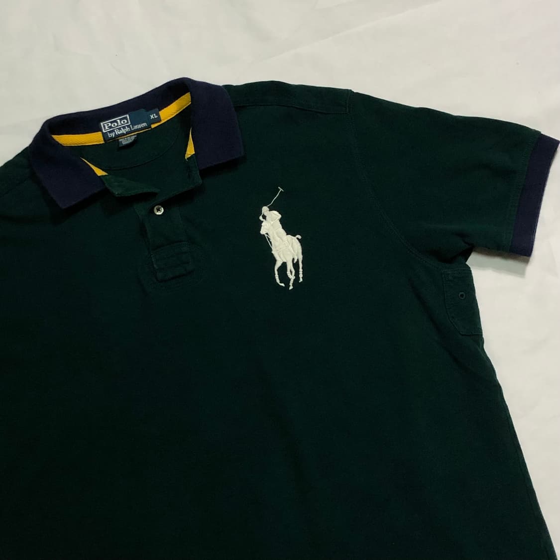 폴로 랄프로렌 빅포니 그린 럭비 카라티 상품이미지1