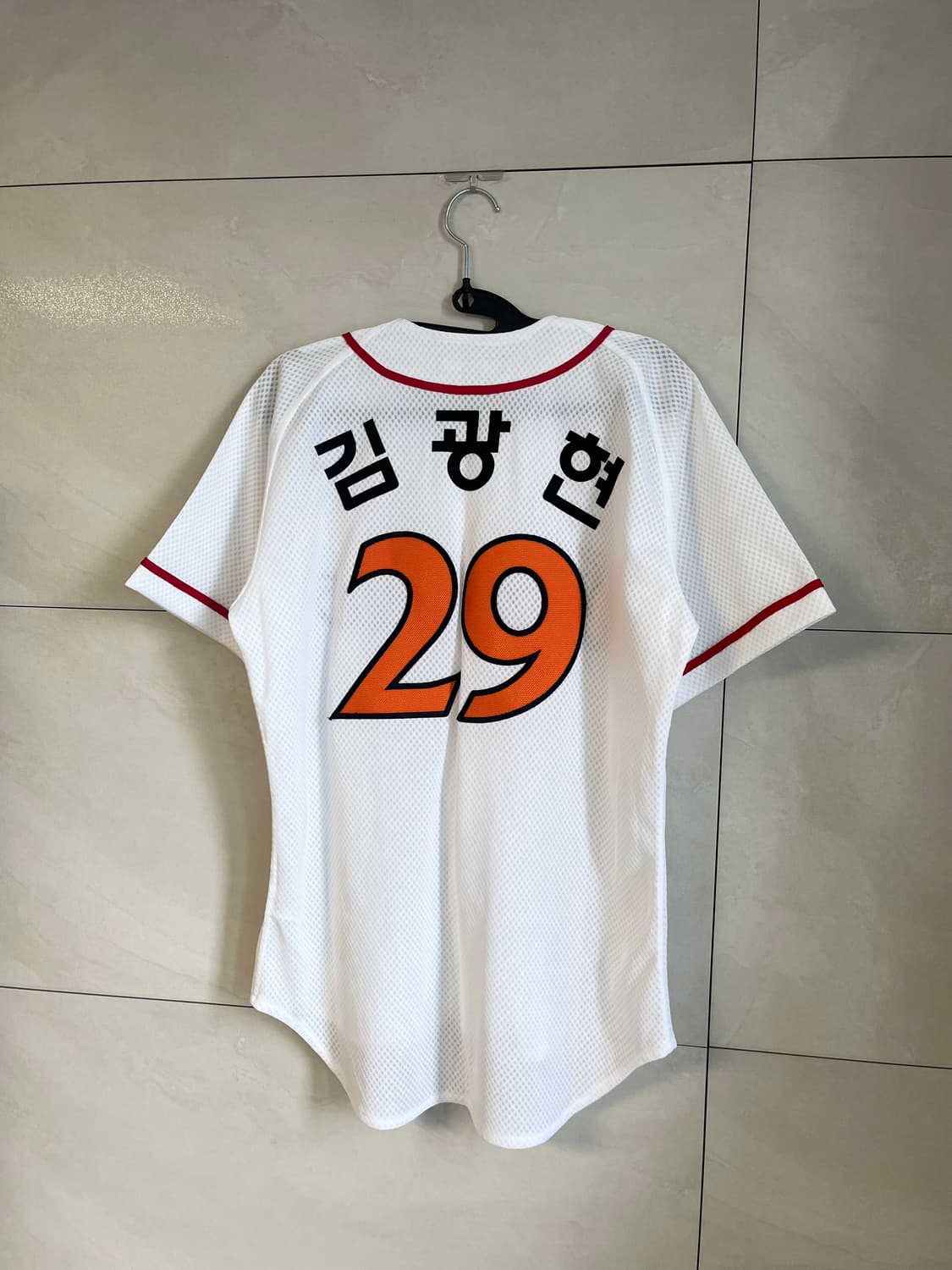 SK와이번스 (현)쓱랜더스 김광현 마킹 유니폼 (95 size)  상품이미지7
