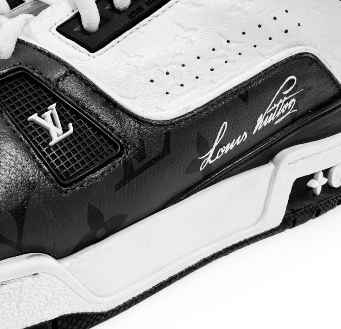 [6.5] 루이비통 LV 모노그램 트레이너 스니커즈 블랙 1AC2A3 상품이미지8