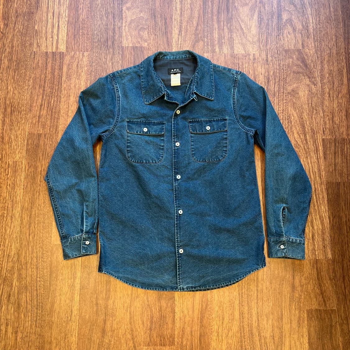[XS]아페쎄 A.P.C 투포켓 데님 셔츠 상품이미지2