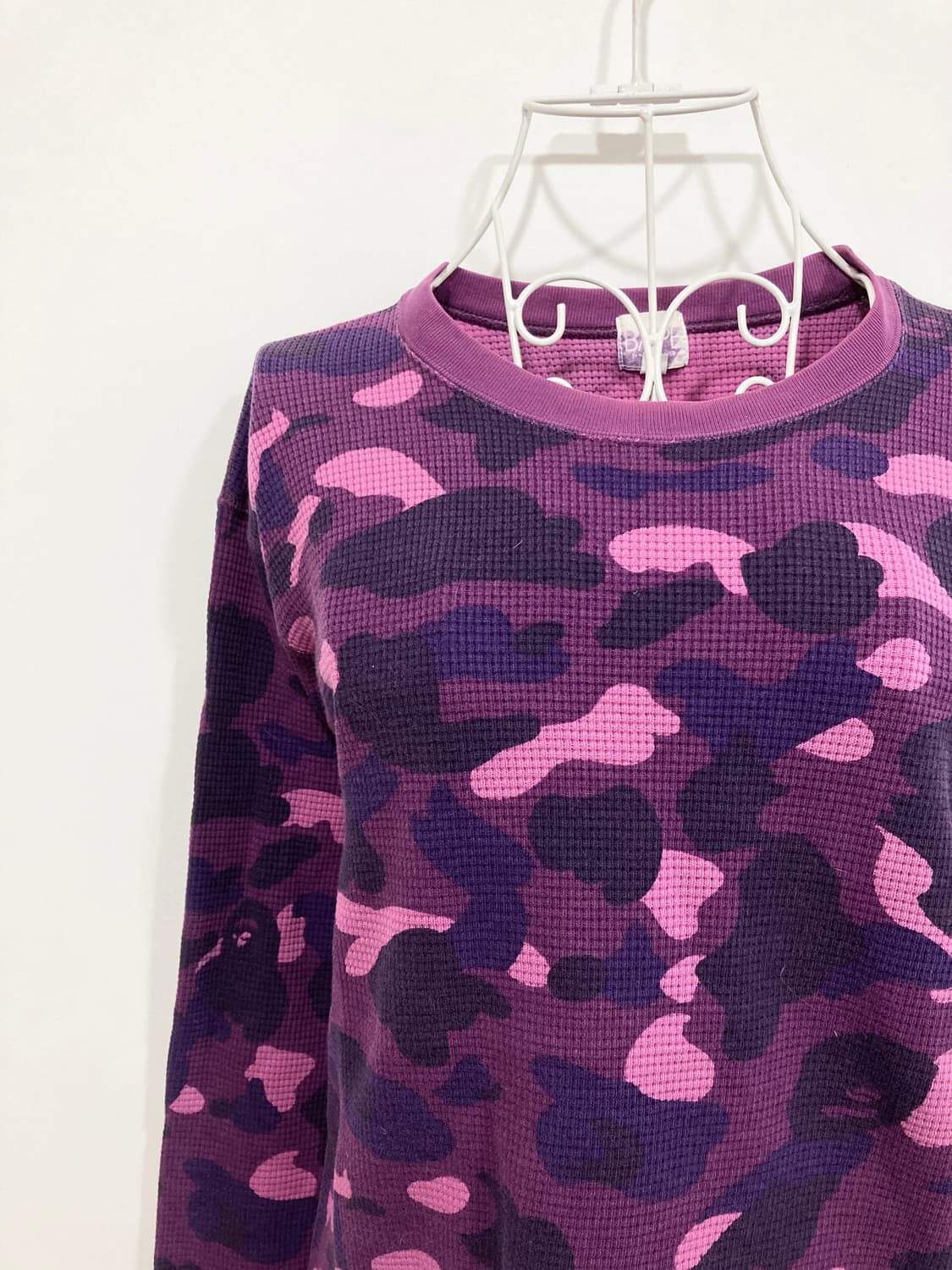 Bape purple camouflage longsleeve 상품이미지2
