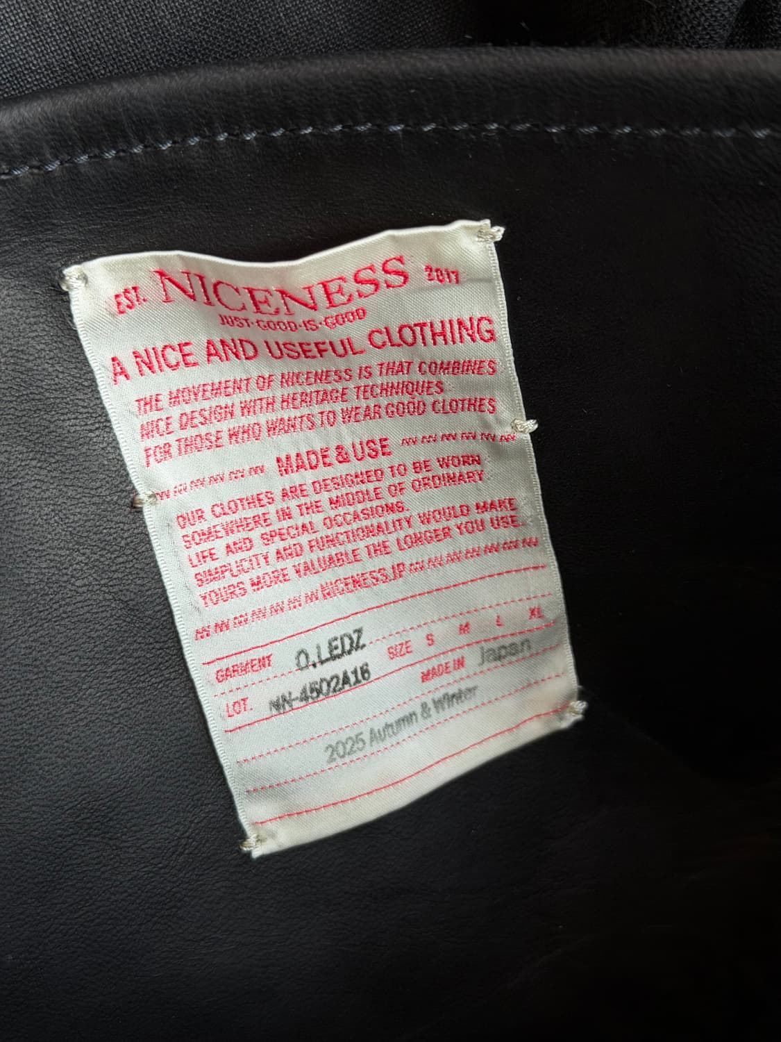 나이스네스 Niceness O.Ledz 가방 상품이미지3