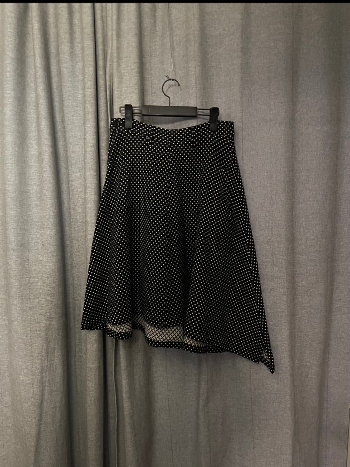 Yohji yamamoto 도트스커트 상품이미지1