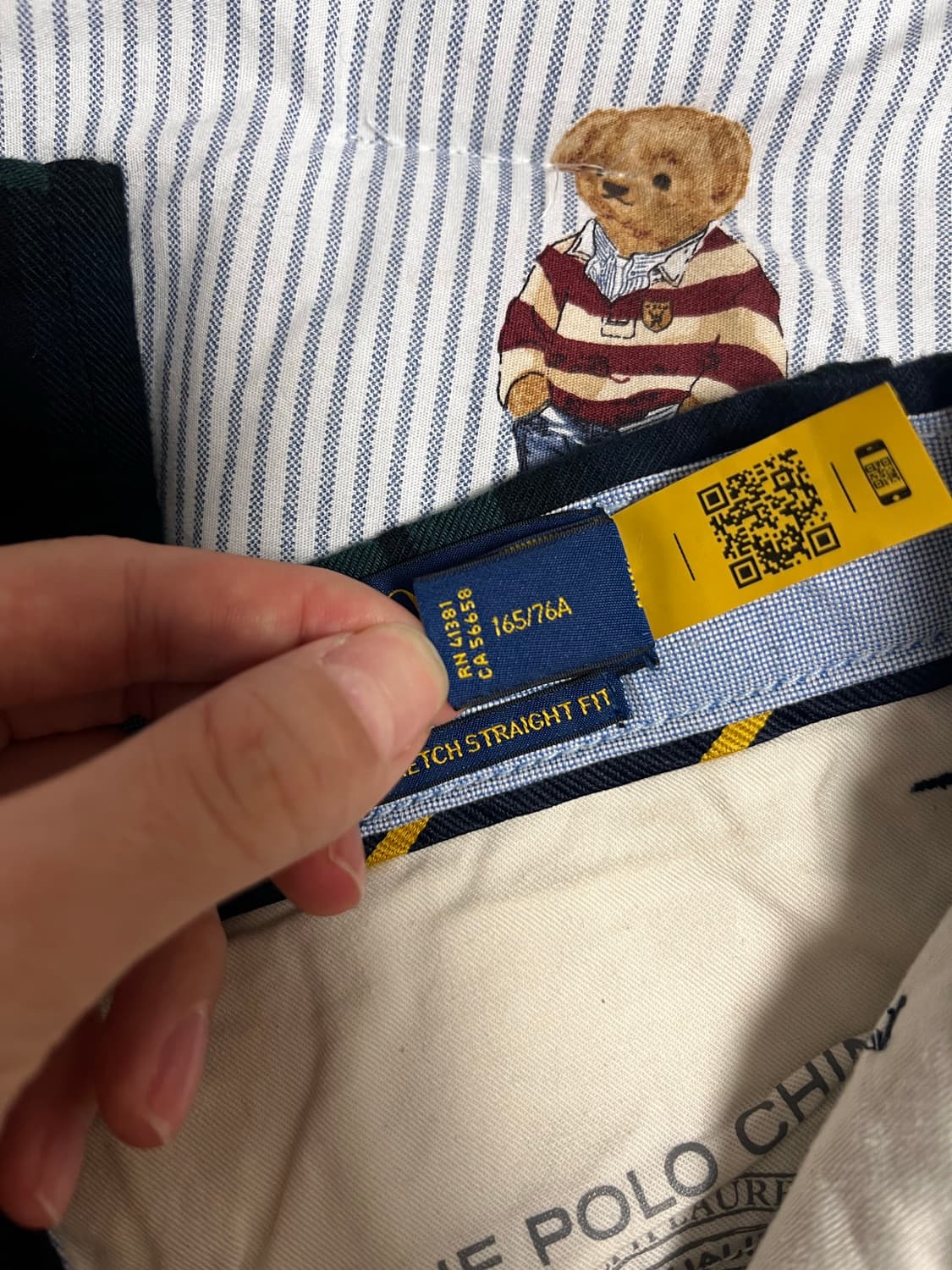 (미착용) 폴로 랄프로렌 타탄 체크 치노 팬츠 블랙와치 30인치 상품이미지6