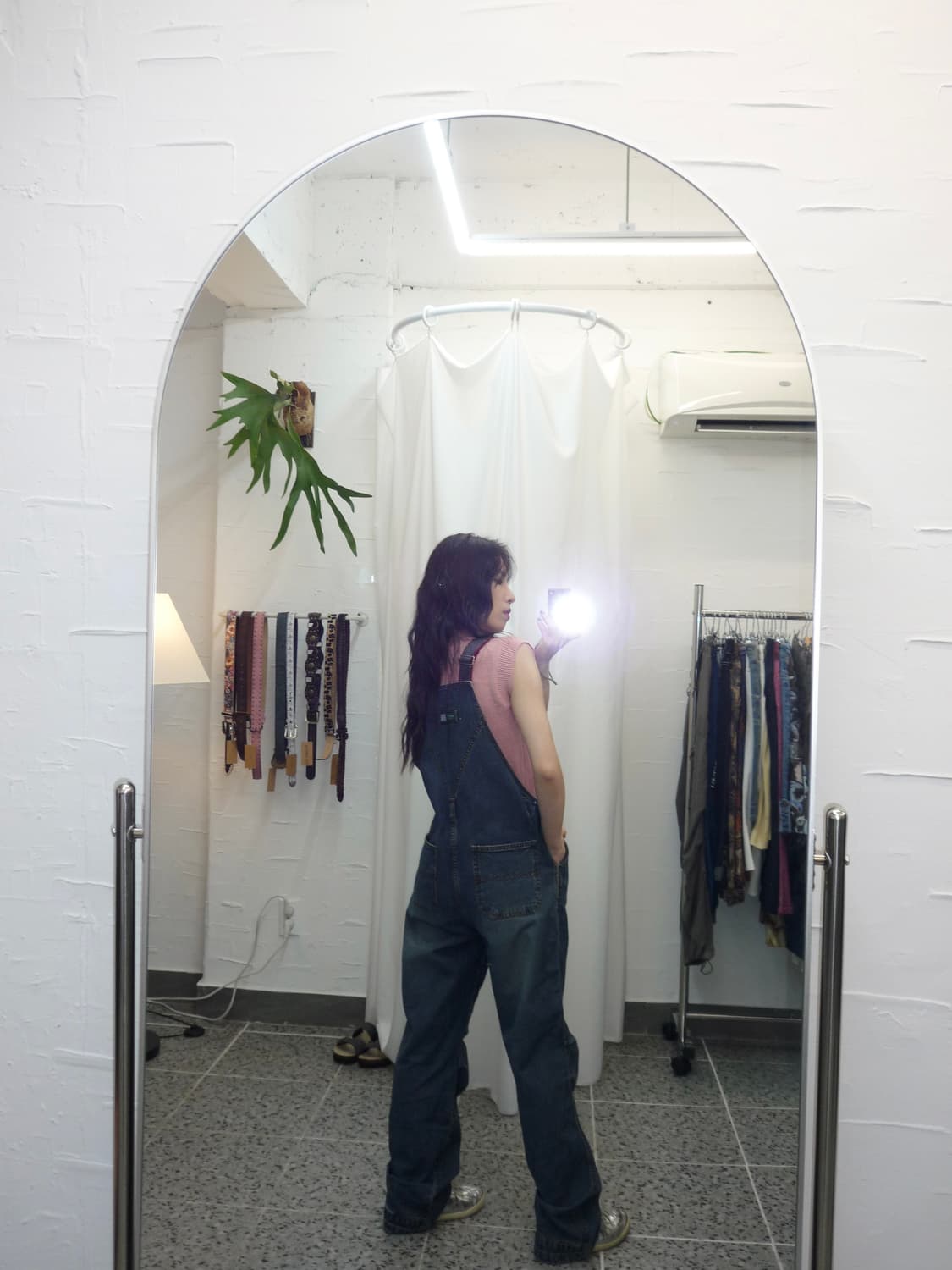 Deep blue denim overall 상품이미지4