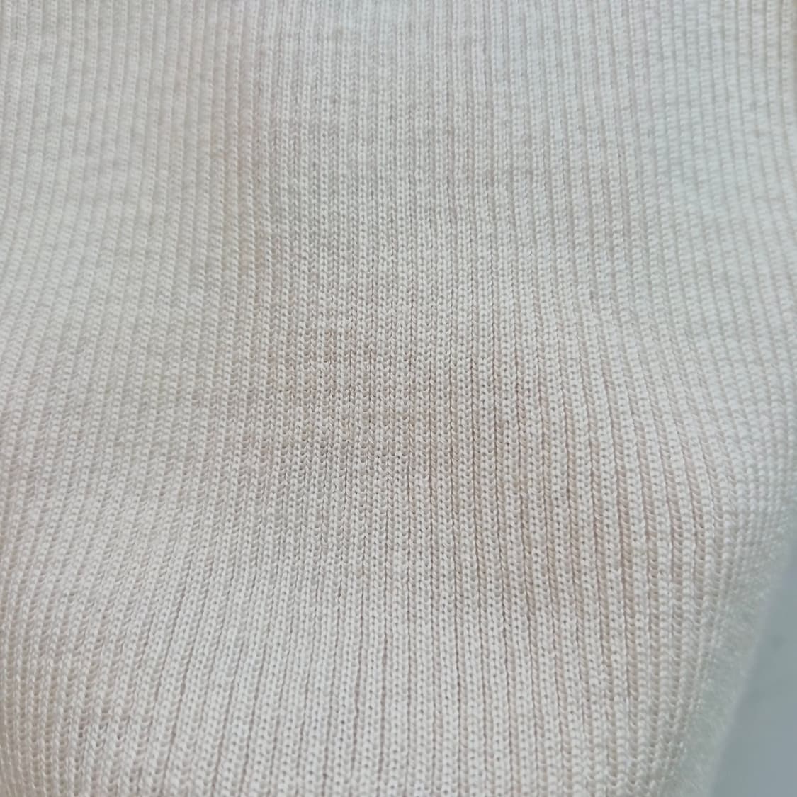 Chamois  아이보리 울혼방 반팔 니트 일본빈티지 상품이미지7