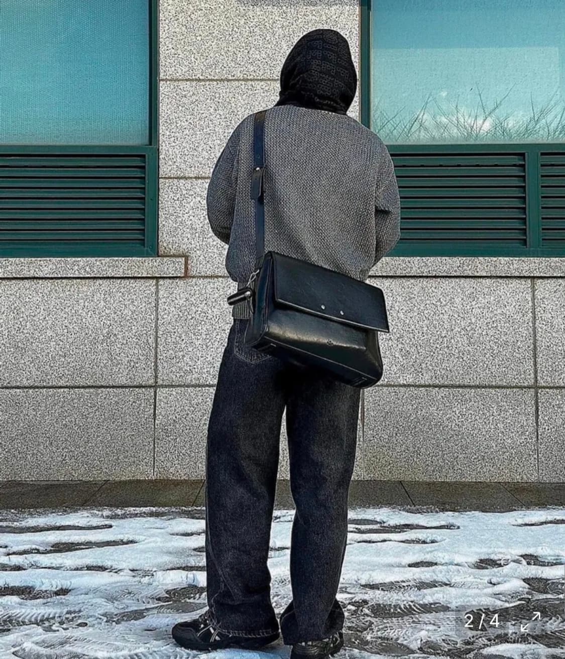 르마인(Lemine) 가죽 미니포켓 크로스백
 상품이미지2