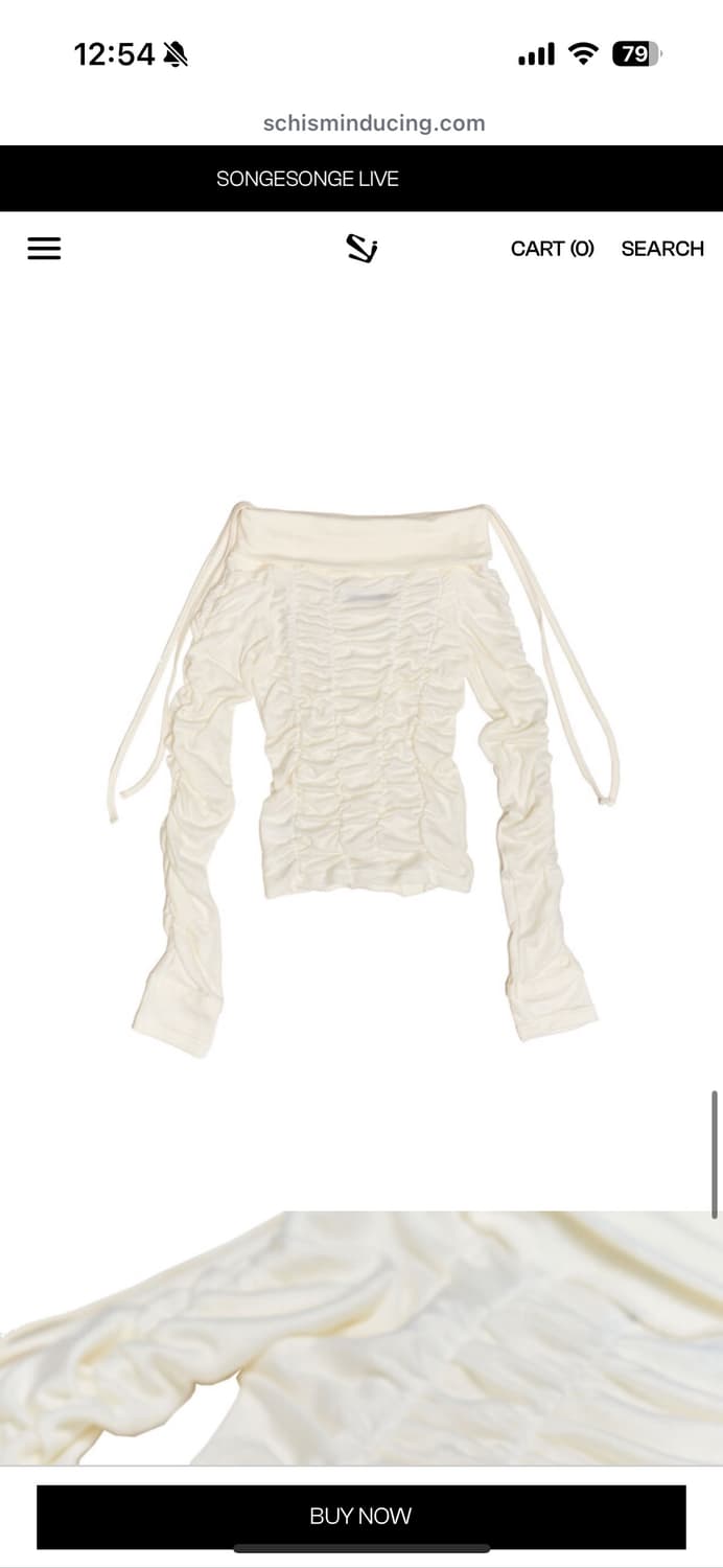 스키즘인듀싱 셔링 오프숄더 (블랙) 상품이미지2