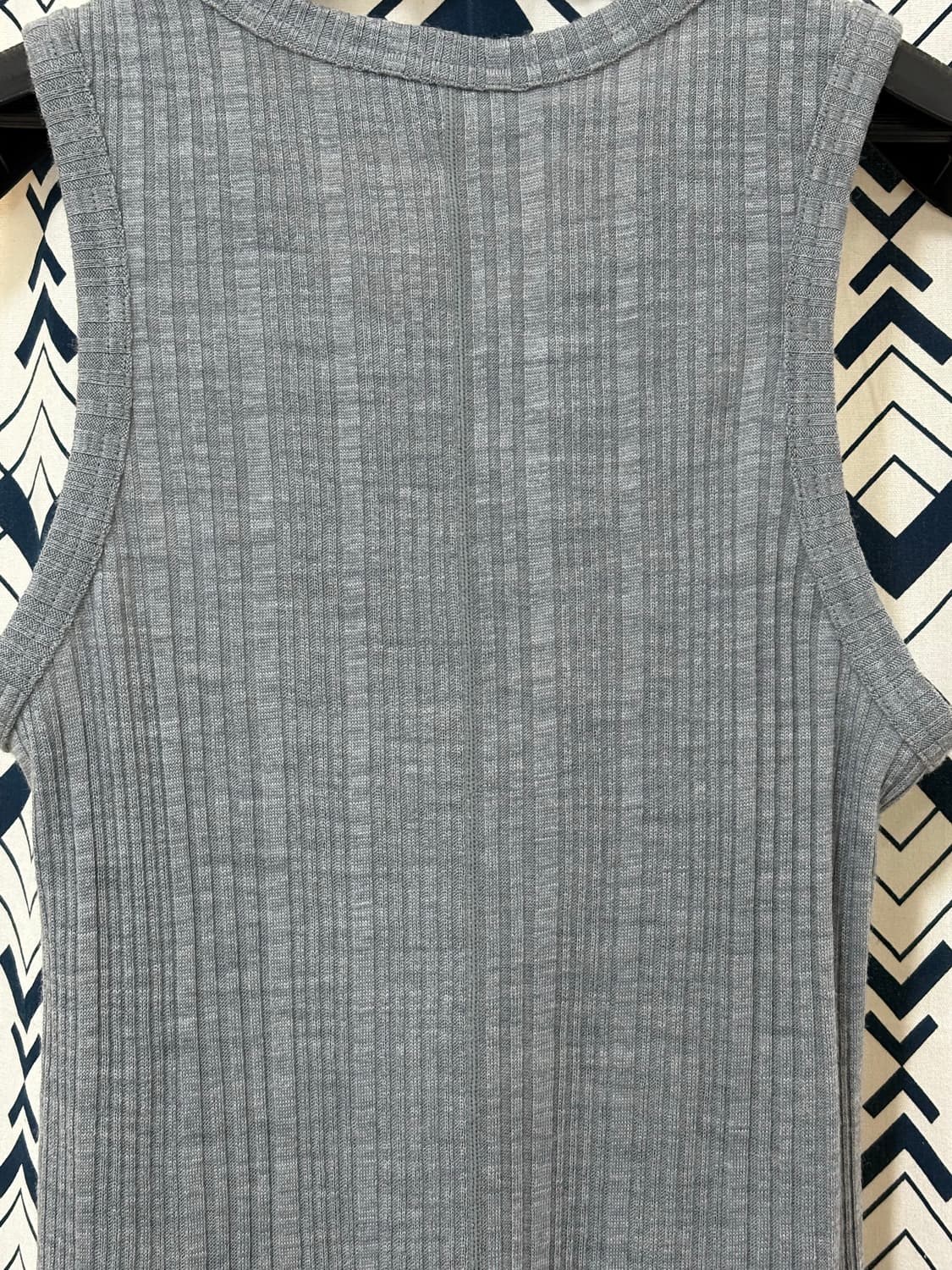 렉토 울 블렌드 리브드 슬리브리스 상품이미지5