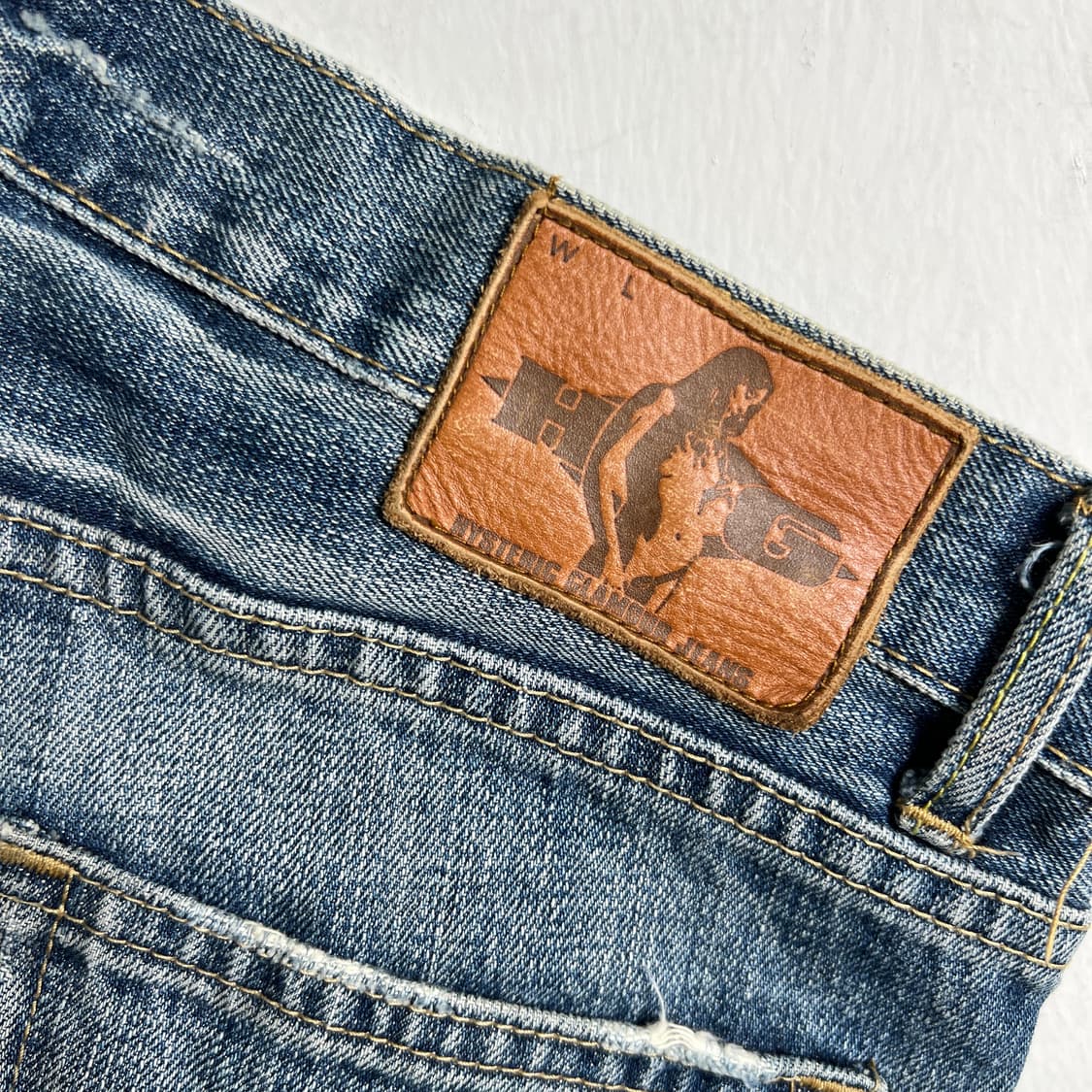 히스테릭 글래머 데미지 스트레이트 데님 팬츠 30 상품이미지7