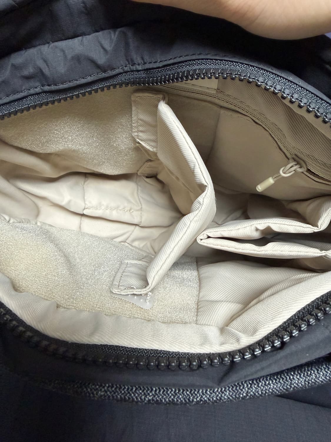 피지테크 원고 로프스트랩 숄더백 블랙 상품이미지3