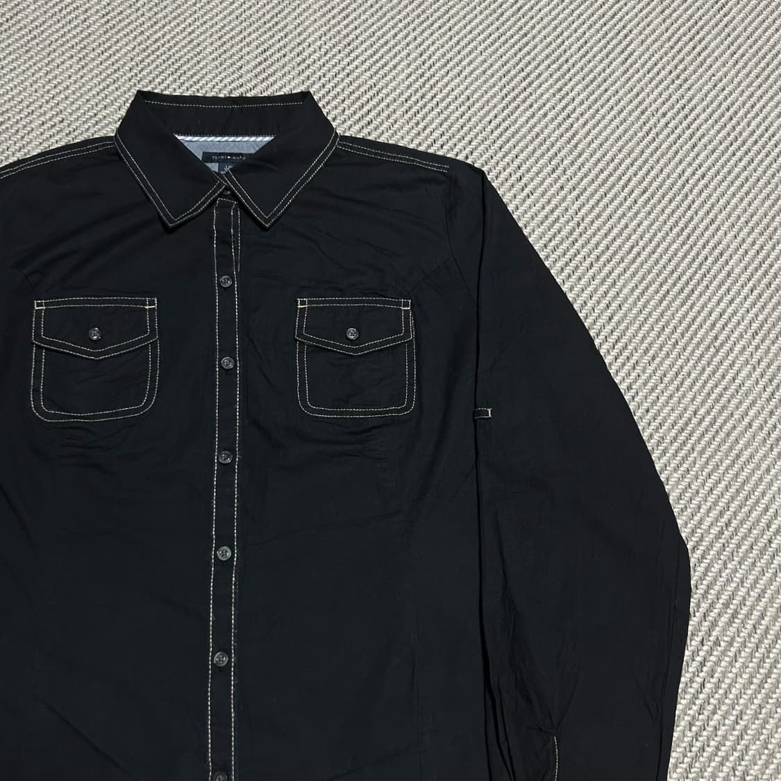 [L] Tommy 타미힐피거 우먼즈 스티치 셔츠 상품이미지2