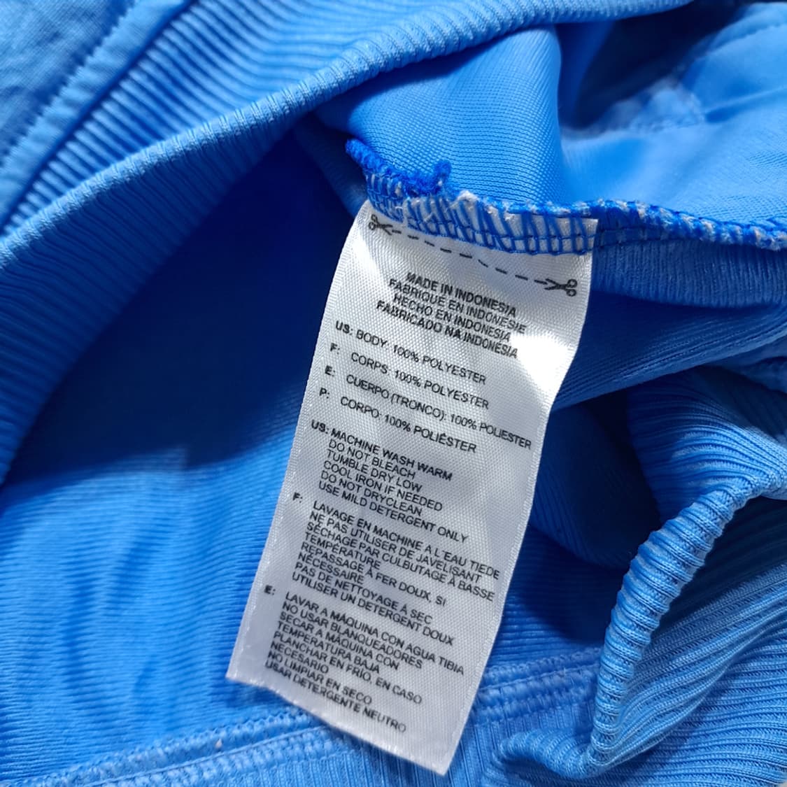 CK014 L 아디다스 투톤 블루 집업 자켓 상품이미지5