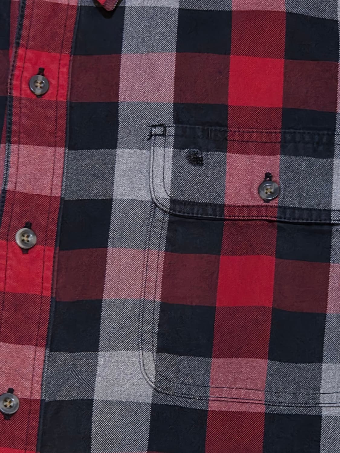 Carhartt 칼하트 레드체크 반팔셔츠 상품이미지3