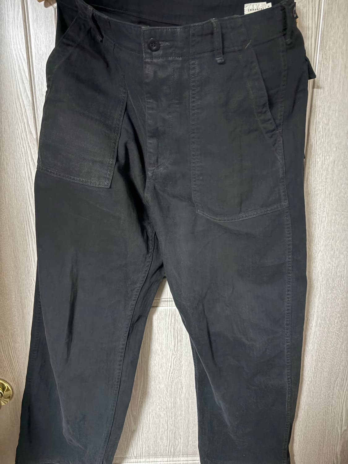 카키스 hbt baker pants black L 상품이미지3