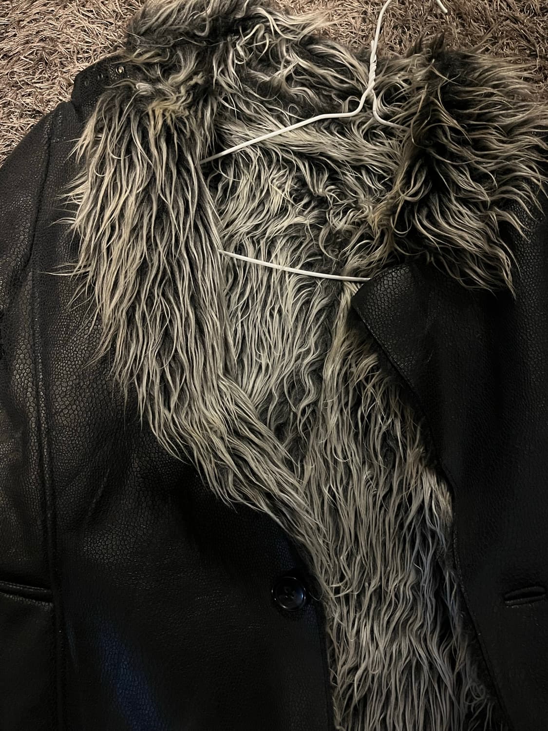 Semantic design fur coat 상품이미지3