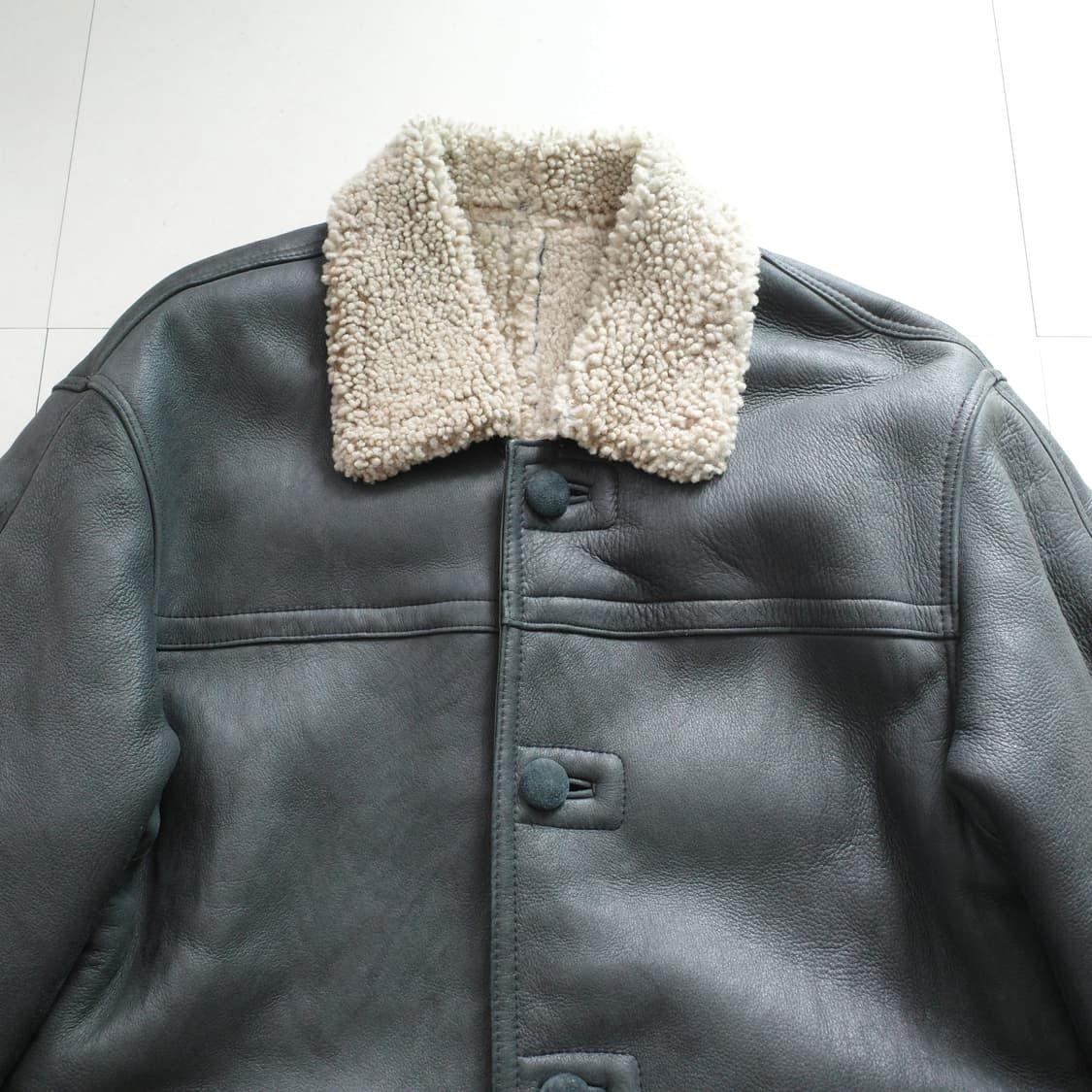 XL 리얼 양가죽 쉐어링 무스탕 코트 상품이미지2