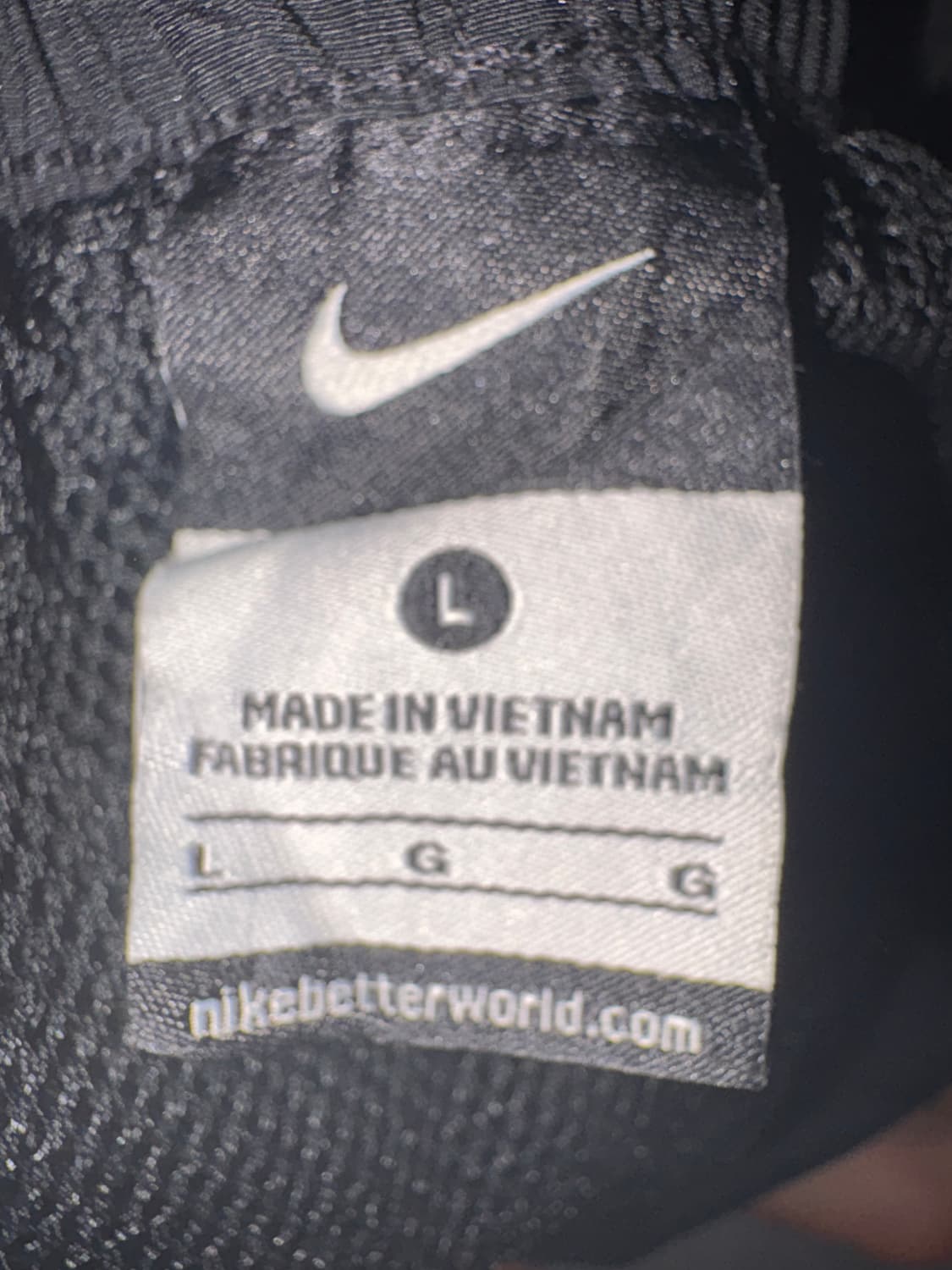 나이키 블랙 블루 스트링 와이드 트랙팬츠 상품이미지2