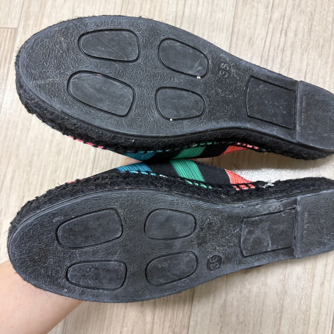 폴스미스 멀티 스트라이프 뮬 36 상품이미지4