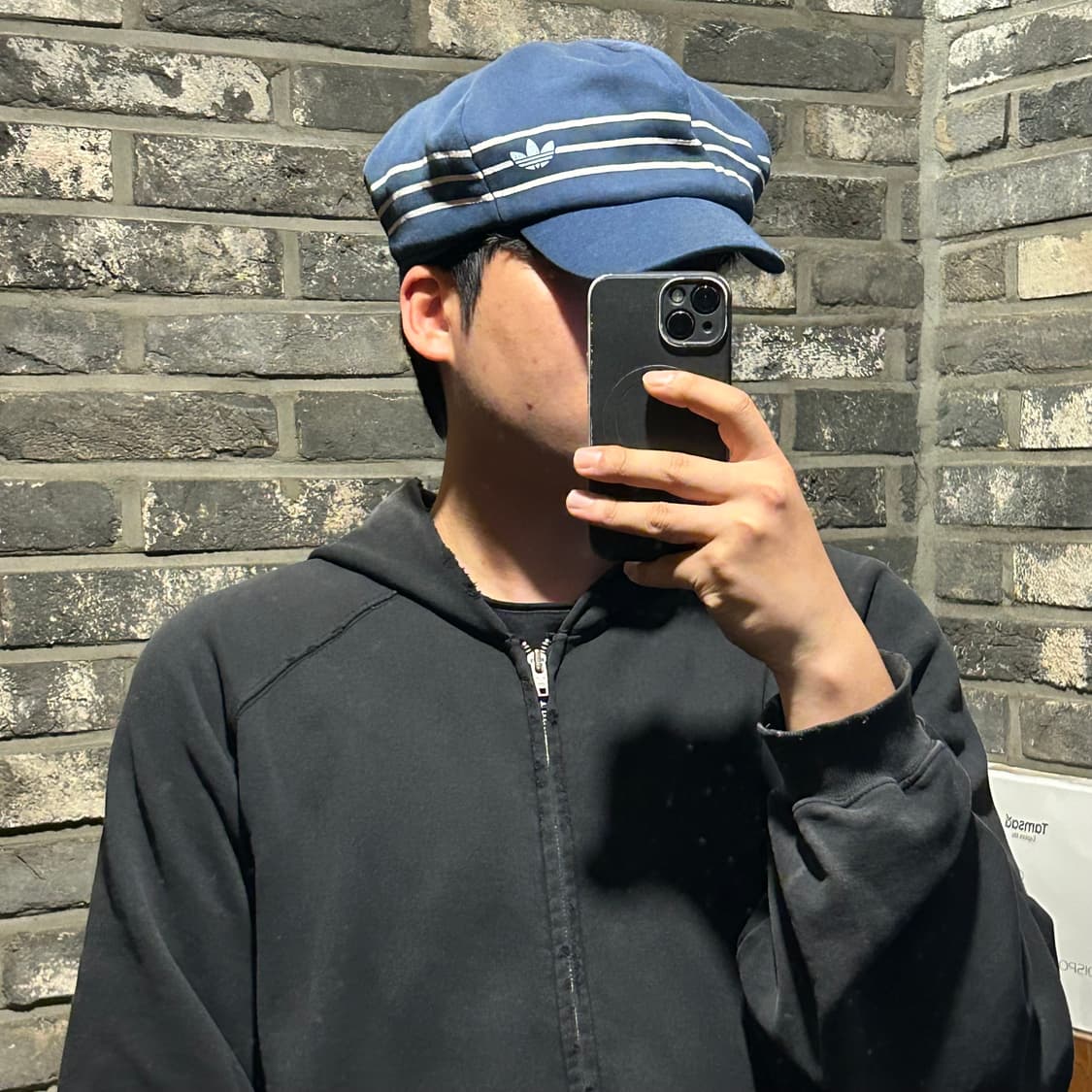 아디다스 빈티지 네이비 캐스킷 캡 모자 상품이미지10