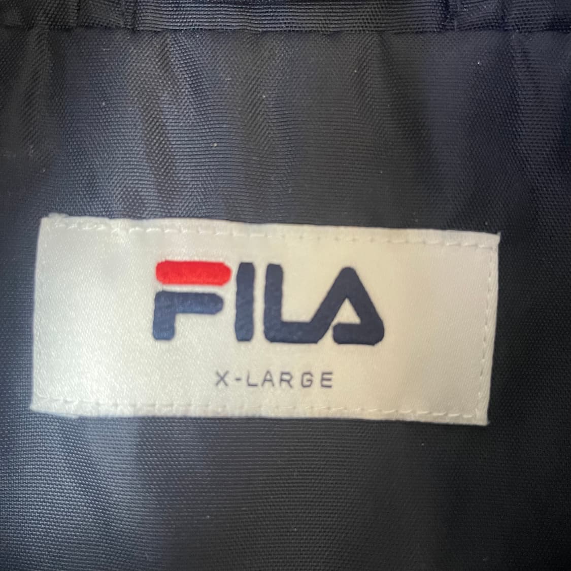 휠라 빈티지 빅로고 나일론 바람막이 XL 상품이미지5