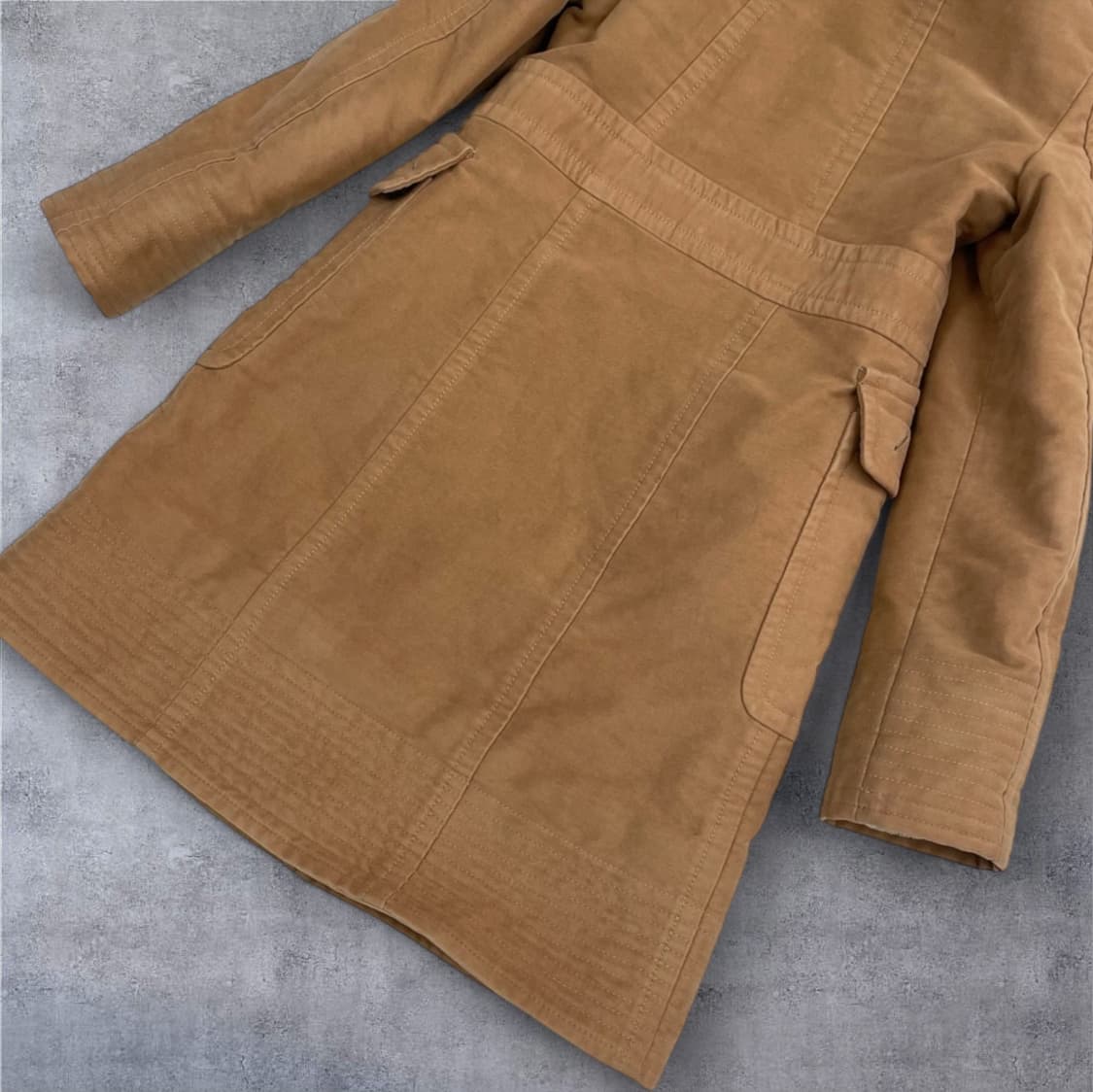 마크바이마크제이콥스  카멜 리얼퍼 후드 코트 자켓 XS 상품이미지9