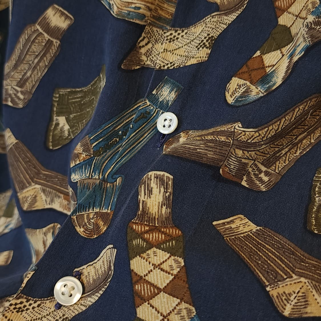 90s 폴로 하와이안 셔츠 usa 메이드 xl 상품이미지7