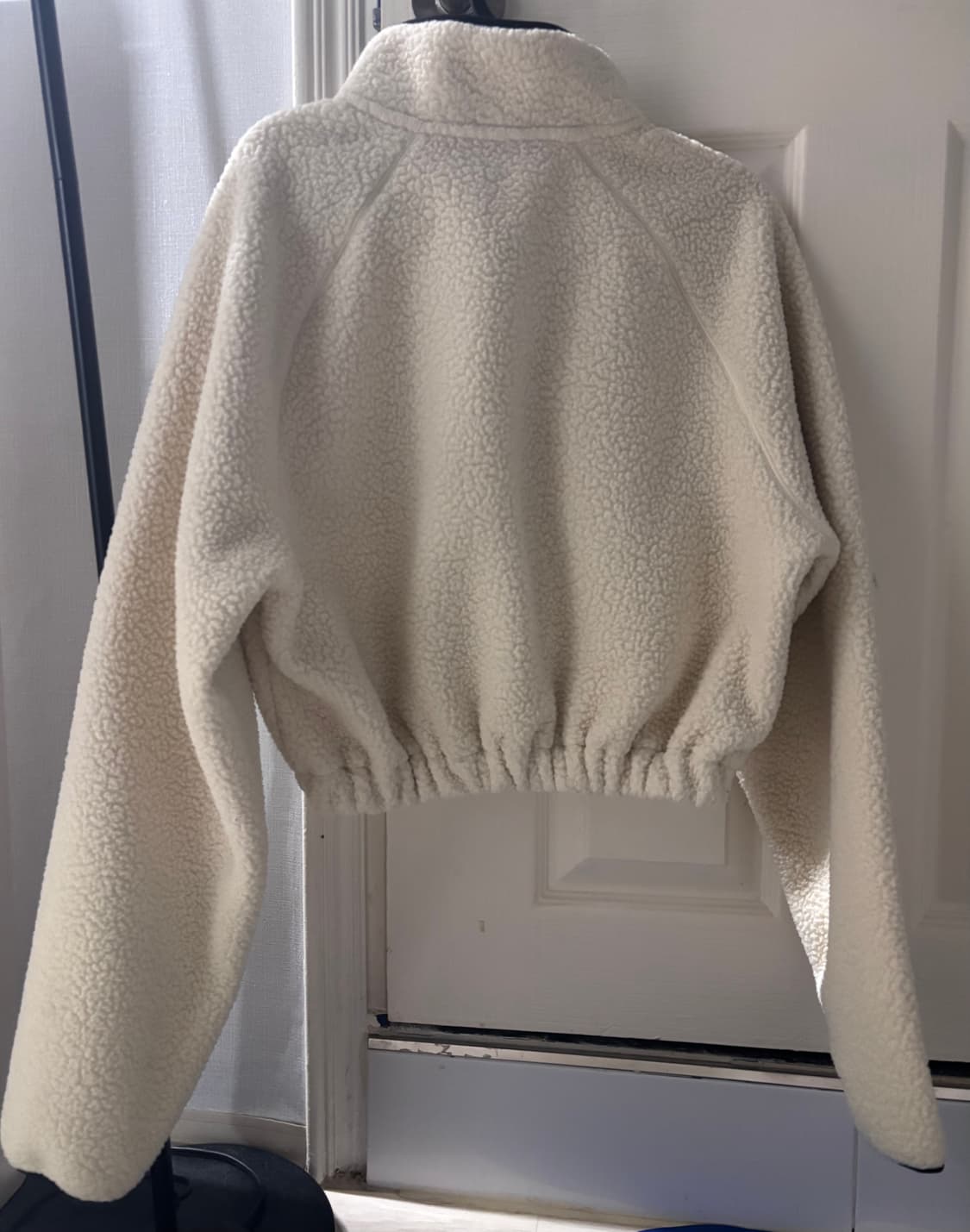 김코디 재미삼아 리폼 크롭 빈티지 커스텀 카파 뽀글이 후리스 플리스 집업 상품이미지2