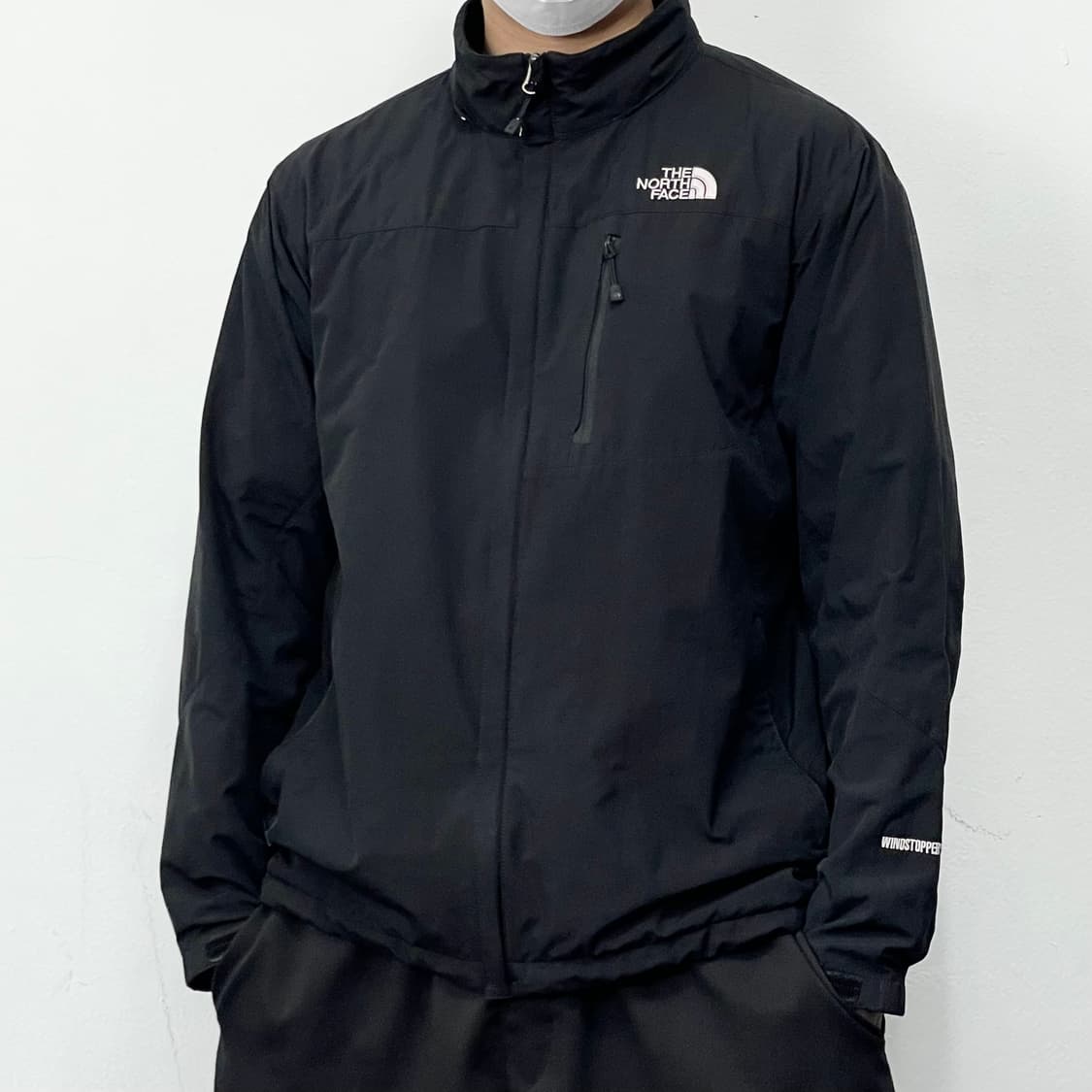 노스페이스 블랙 테크니컬 윈드스토퍼 바람막이 자켓 상품이미지1