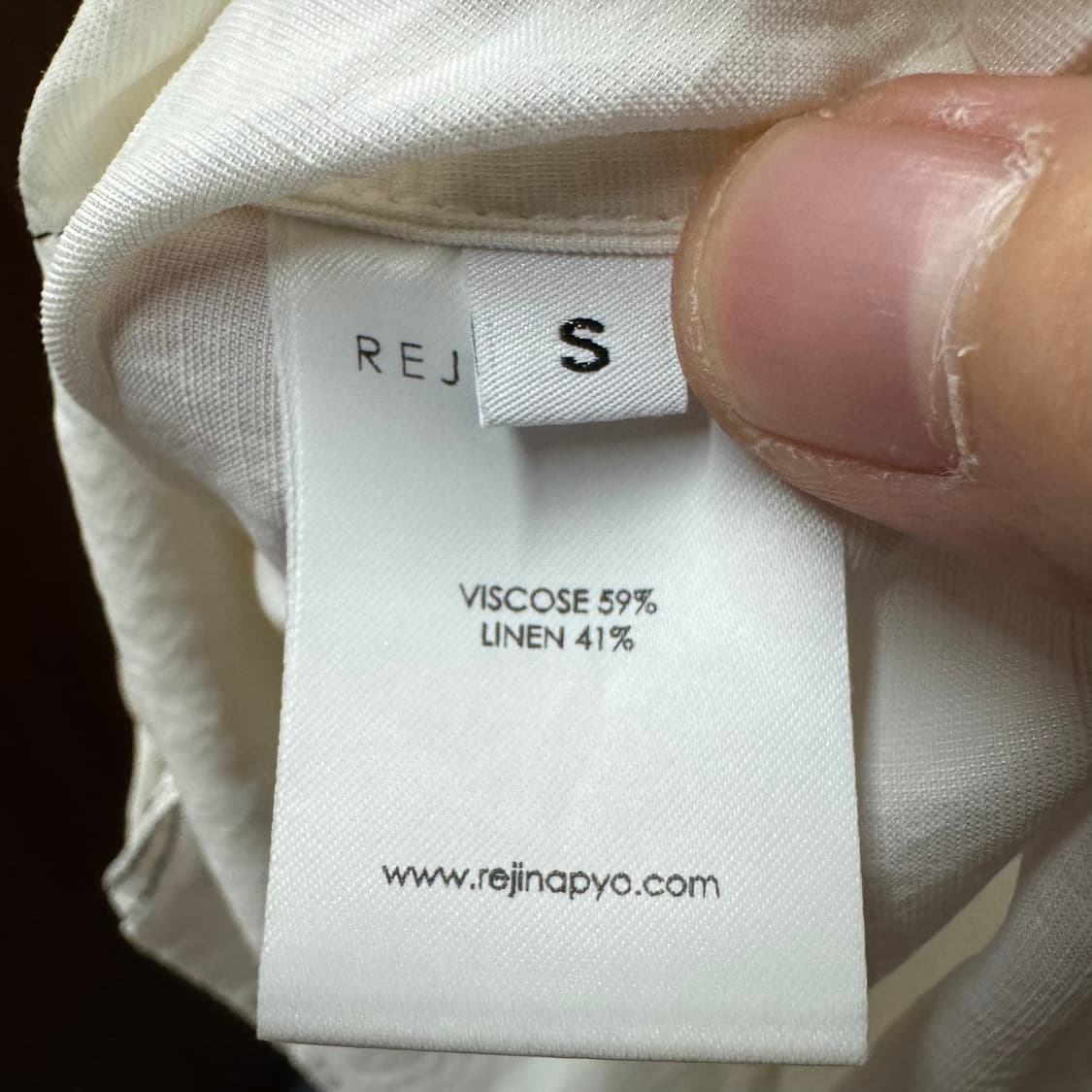 (새상품) 레지나표 린넨셔츠  상품이미지4