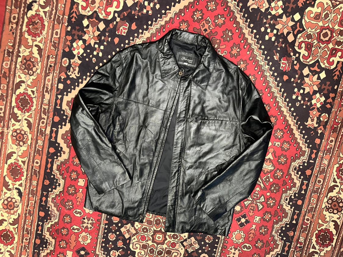 ( L-XL ) 가죽자켓 레더자켓 빈티지가죽 양가죽자켓 남성양가죽 상품이미지1
