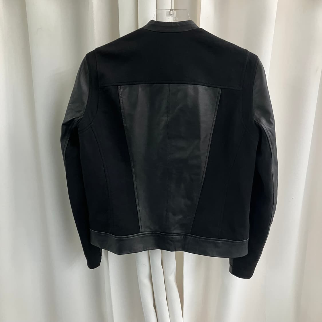 헬무트 랭 블랙 패널 레더 자켓 S 상품이미지2