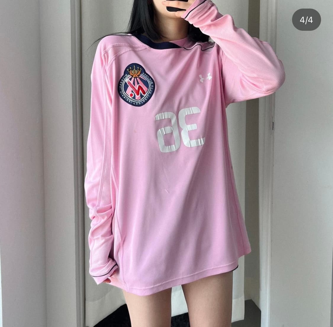 Under Armor 핑크 롱슬리브 상품이미지1