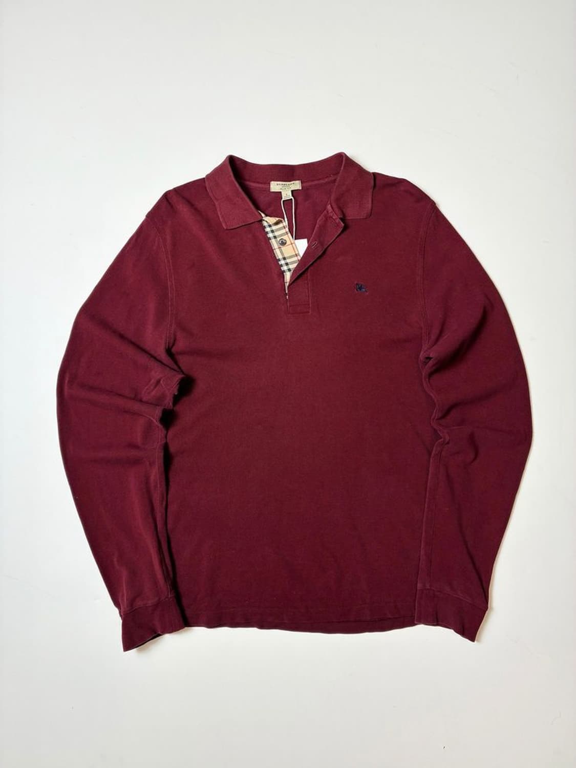 버버리 00's 노바체크 카라 롱슬리브 PN9500 상품이미지1