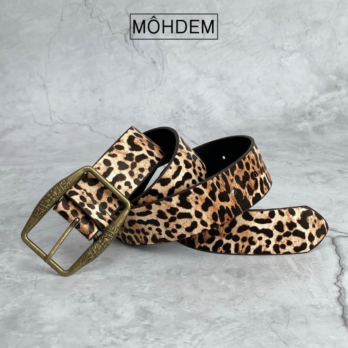 [Unisex] 에스닉 레오파드 호피 벨트 상품이미지2