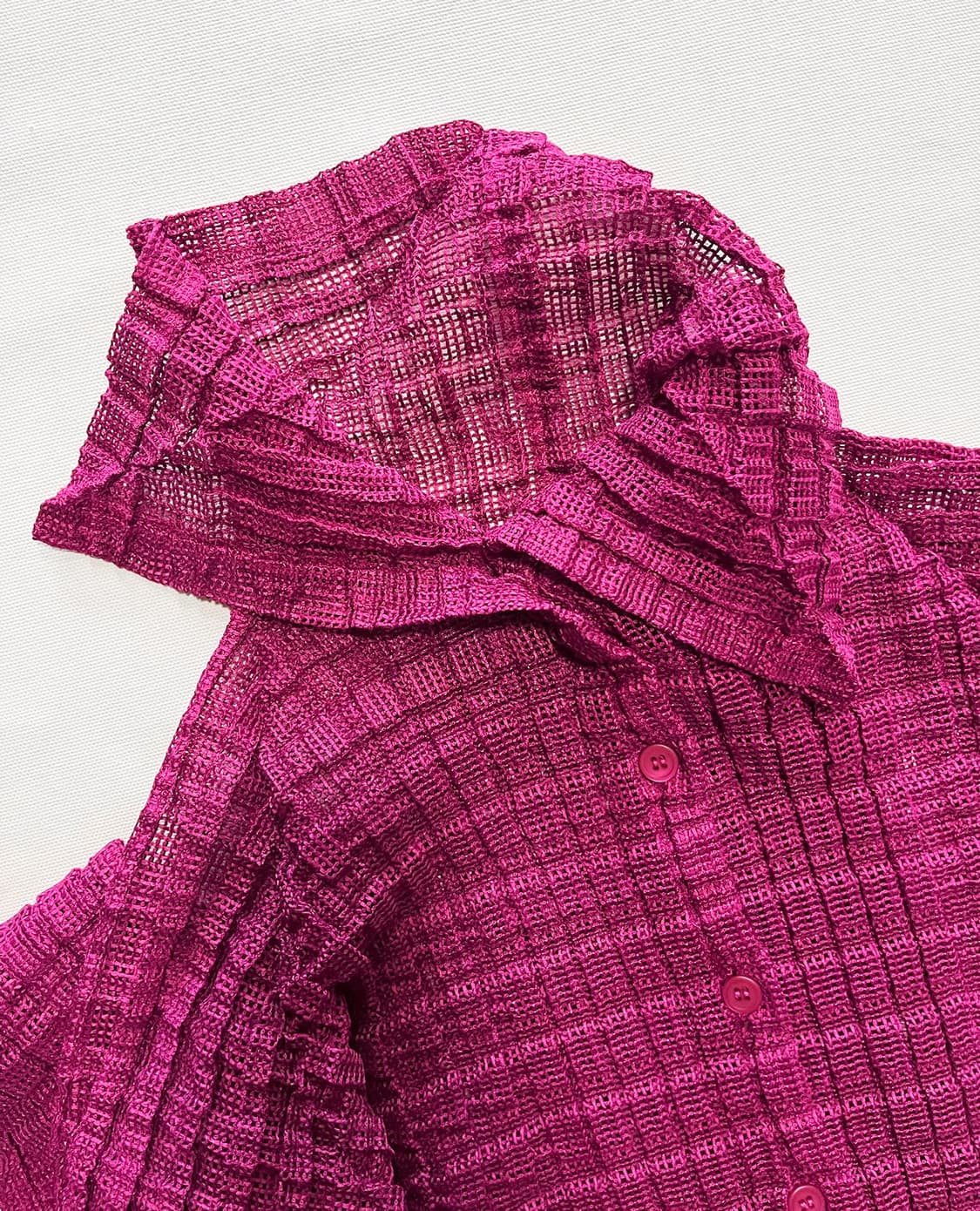 ISSEY MIYAKE ME grid pleats cardican 상품이미지5