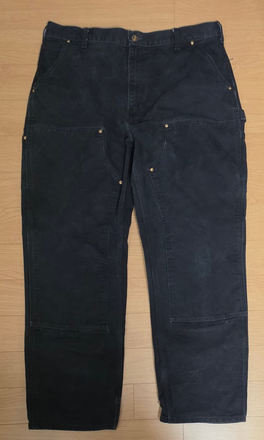 칼하트 더블니 B01 38×32 BLK 상품이미지1