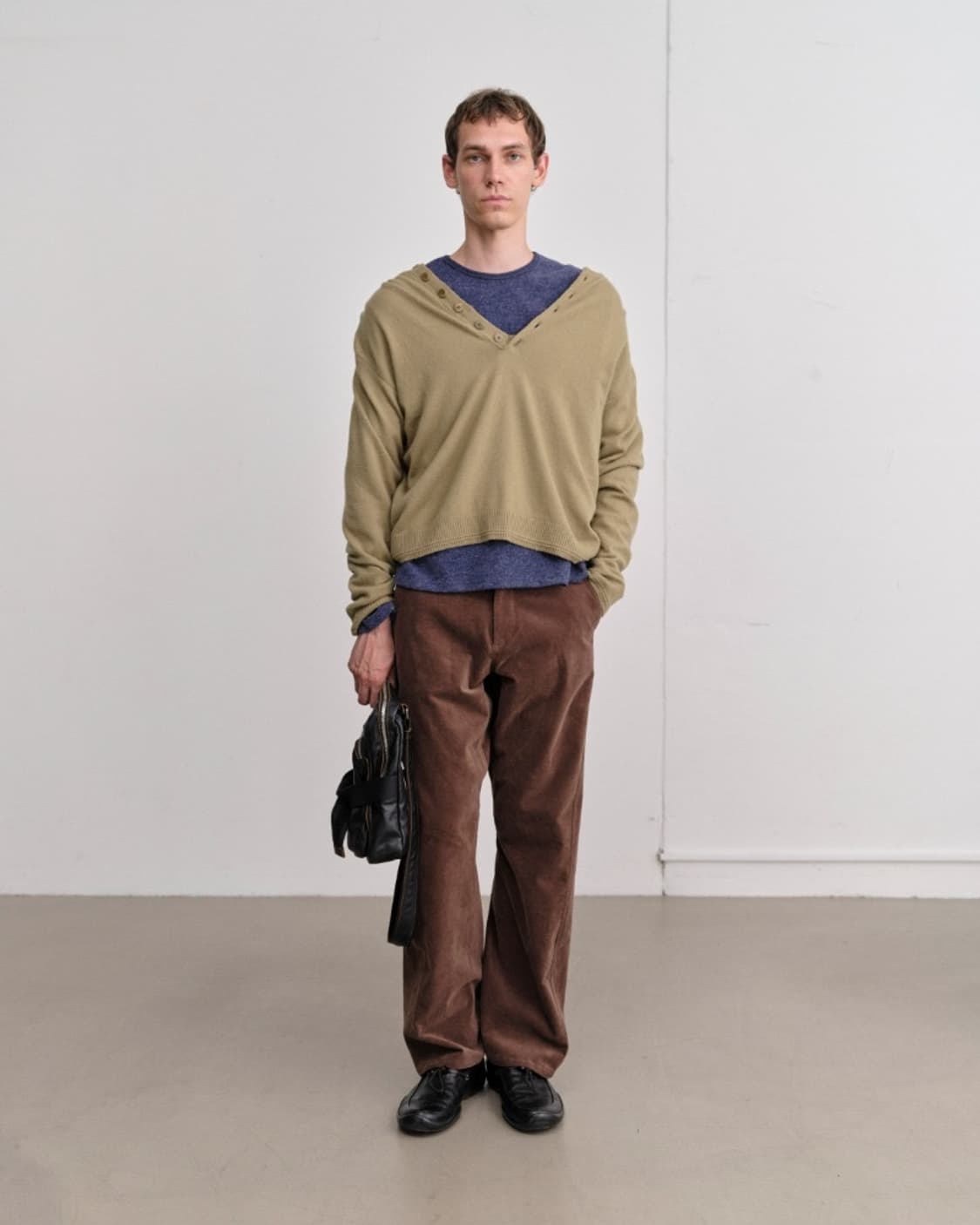 [구매] 컬러컬러 버튼 후디 올리브 s,m 상품이미지2