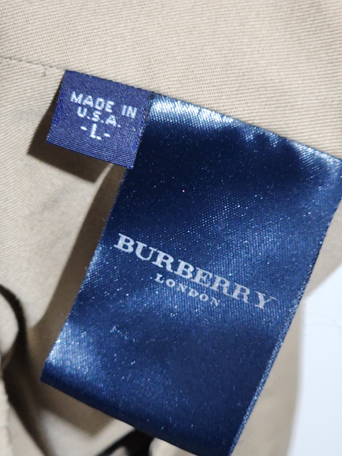 (XXL) 버버리 블루종 점퍼 베이지 빅사이즈 자켓 미국판  상품이미지5