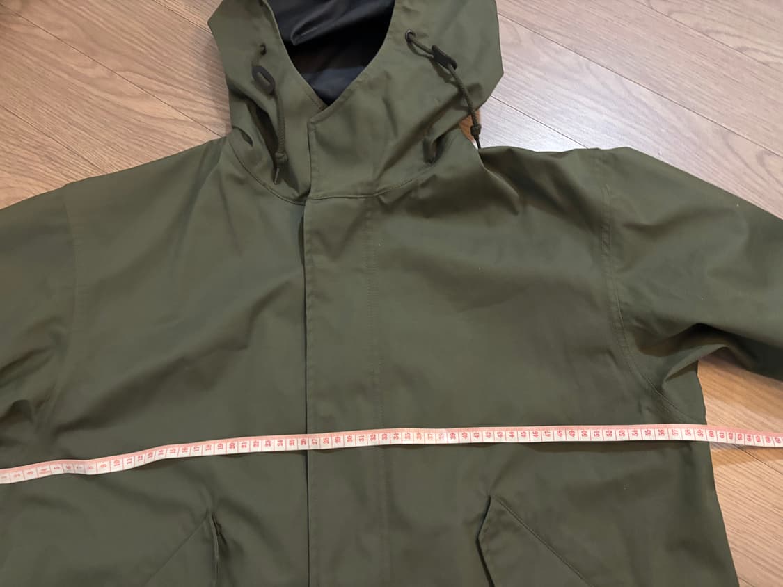 상태최상 유니클로 오버핏 블럭테크 피쉬테일 야상 웨더코트 여L 남m 상품이미지6