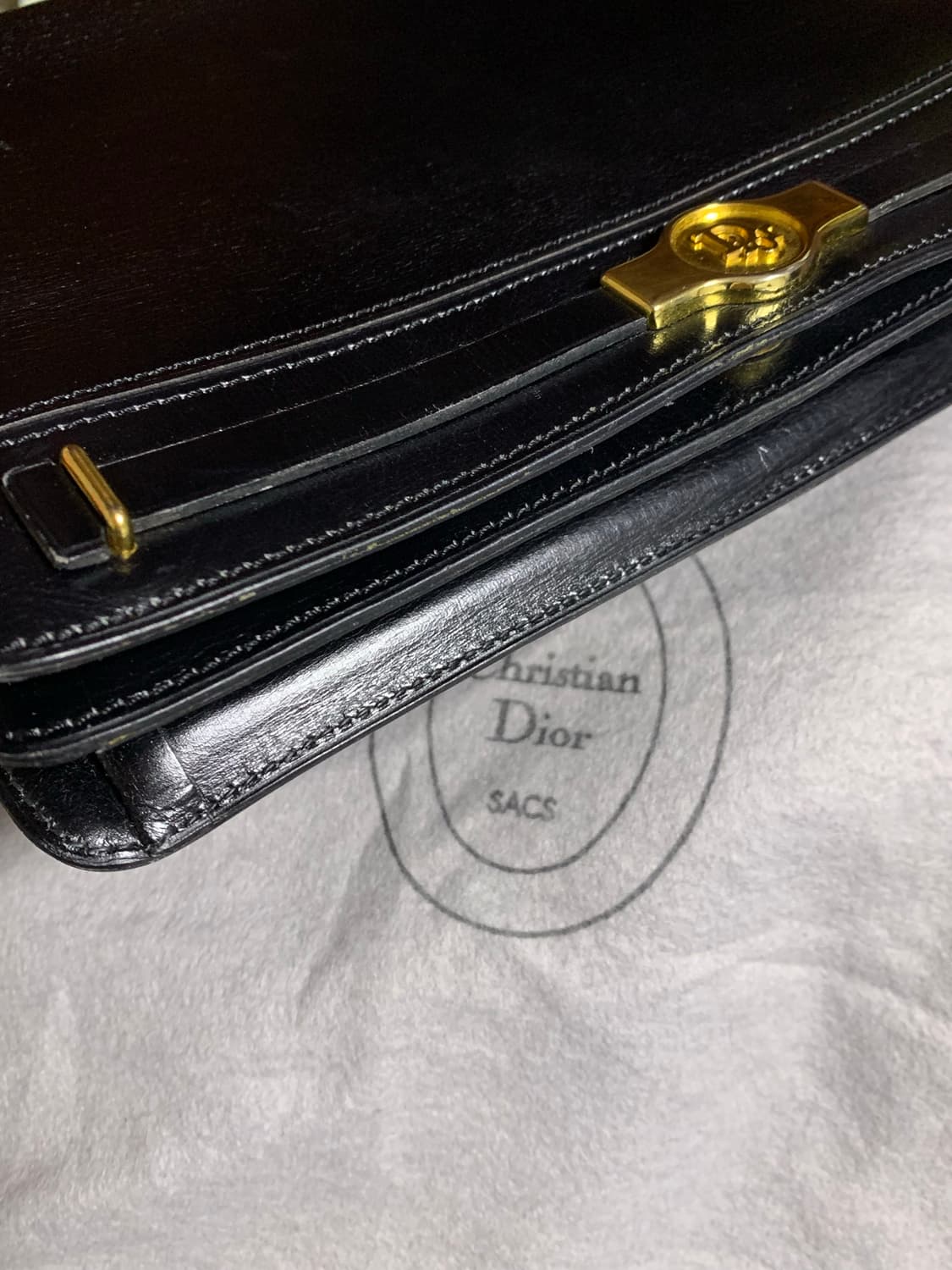 빈티지 디올백 디올 가방 리본빛 상품이미지9