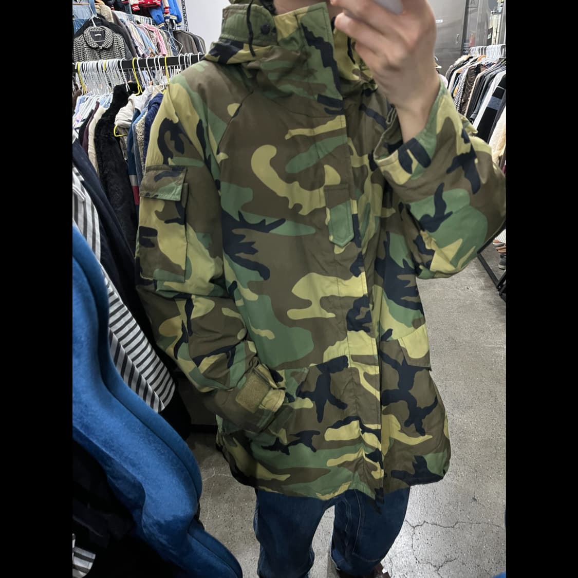 미군 ECWCS 우드랜드 카모 파카  상품이미지3