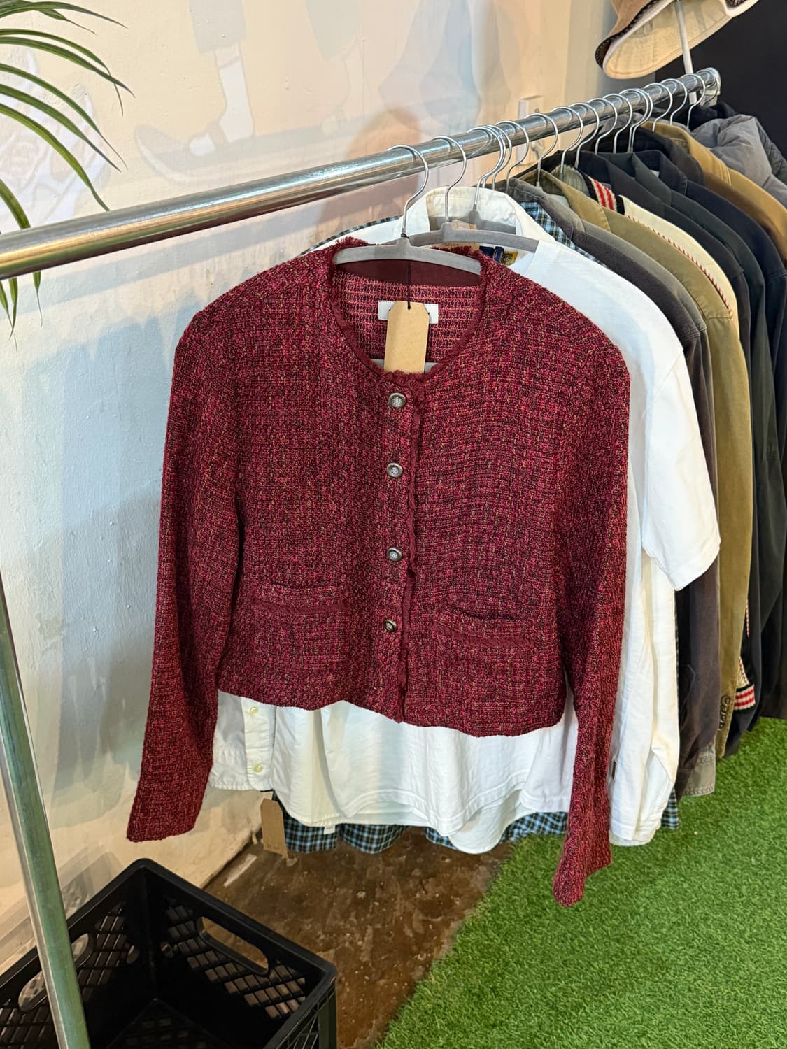 999휴머니티 트위드 태슬 가디건 상품이미지9