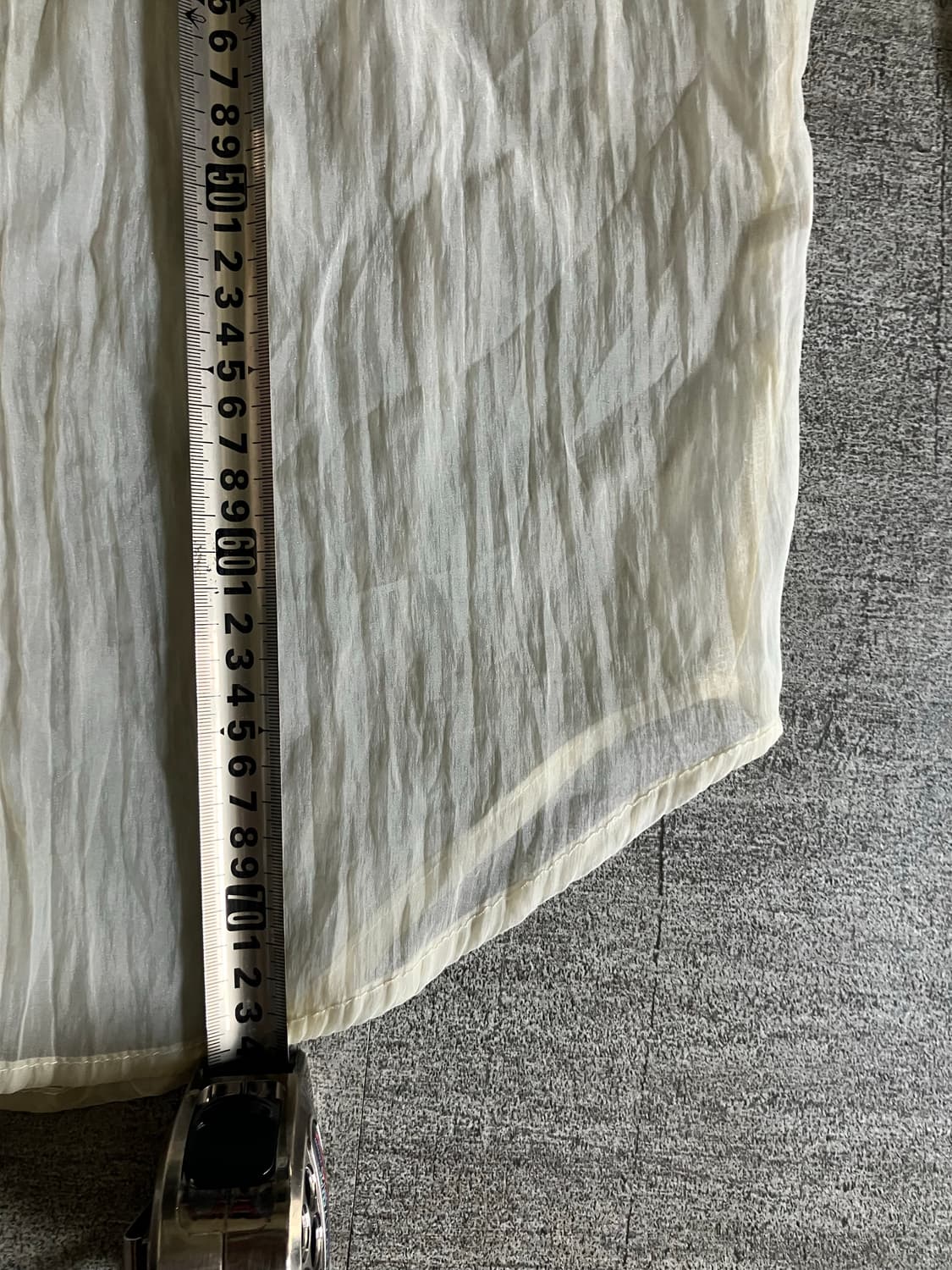 일본빈티지 핀터깔y2k 하구미모리걸 오간자 셔츠블라우스 상품이미지3